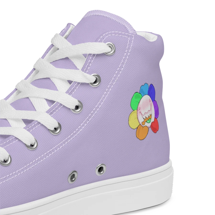 Pastel Purple and White Flower Sneakers product image (46)