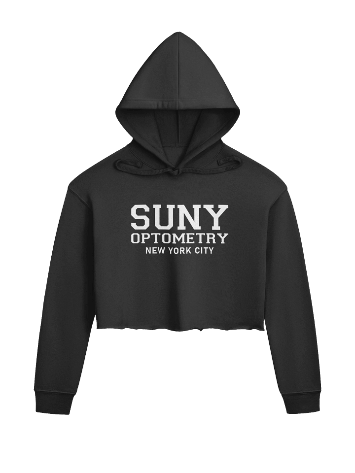 SUNY Optometry - Women's Fleece Cropped NYC Hoodie product image (1)