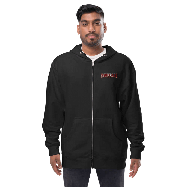 Prozilli Gaming Fleece Zip-Up Hoodie – Community Gaming Apparel product image (2)