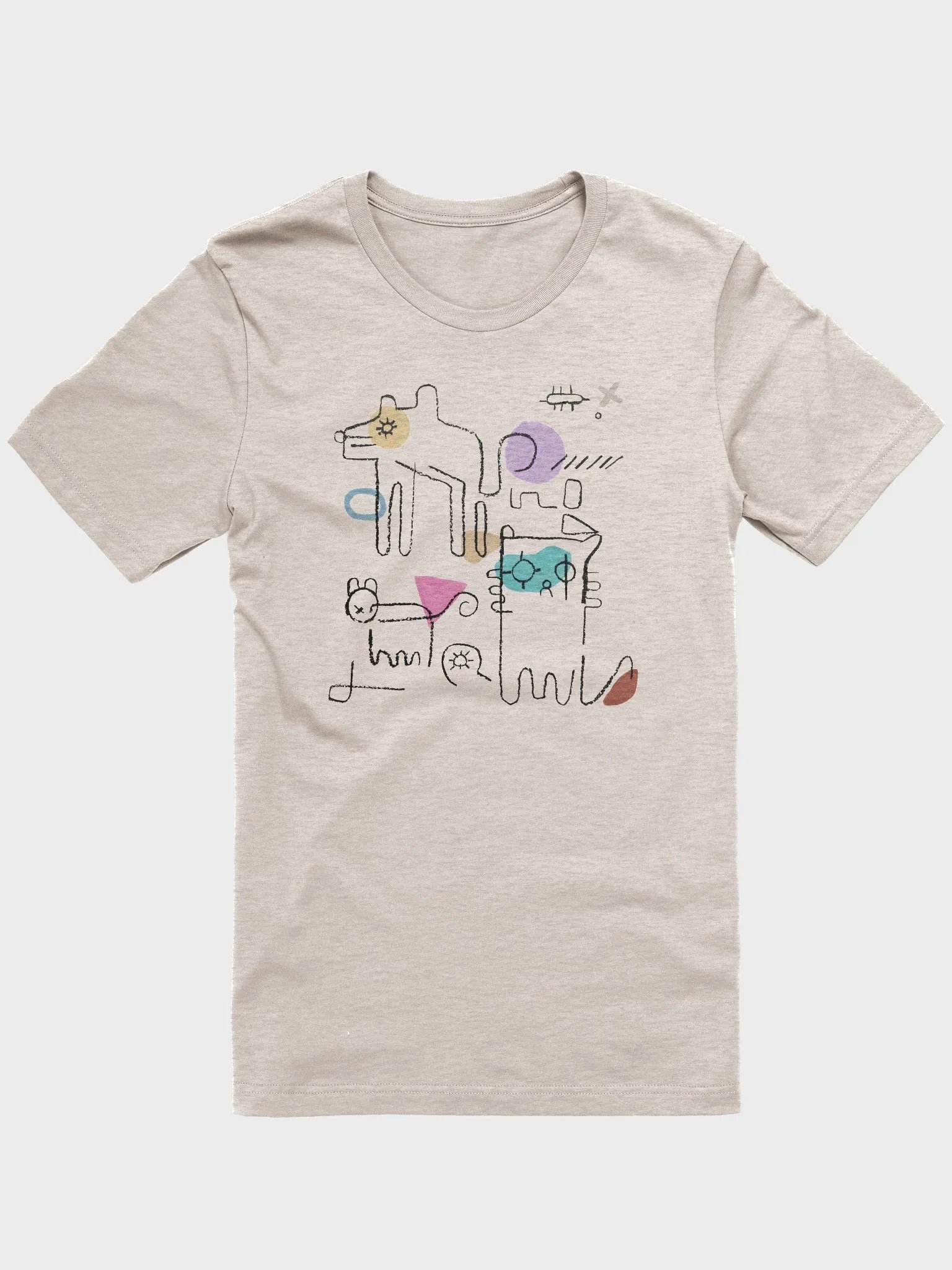 Cave Art Lightweight Unisex T-Shirt product image (1)
