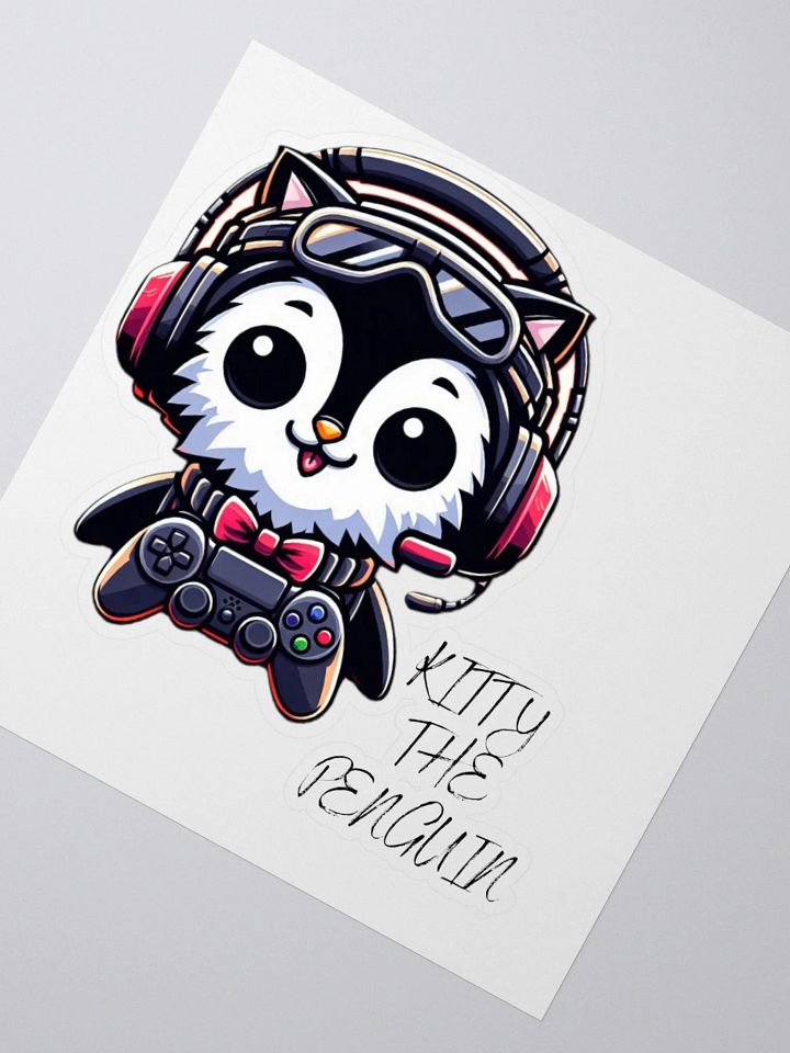 Game On Kitty - Vinyl Kiss Cut Stickers product image (3)