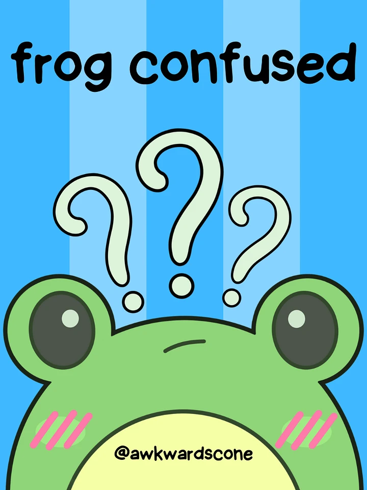frog confused emote product image (1)
