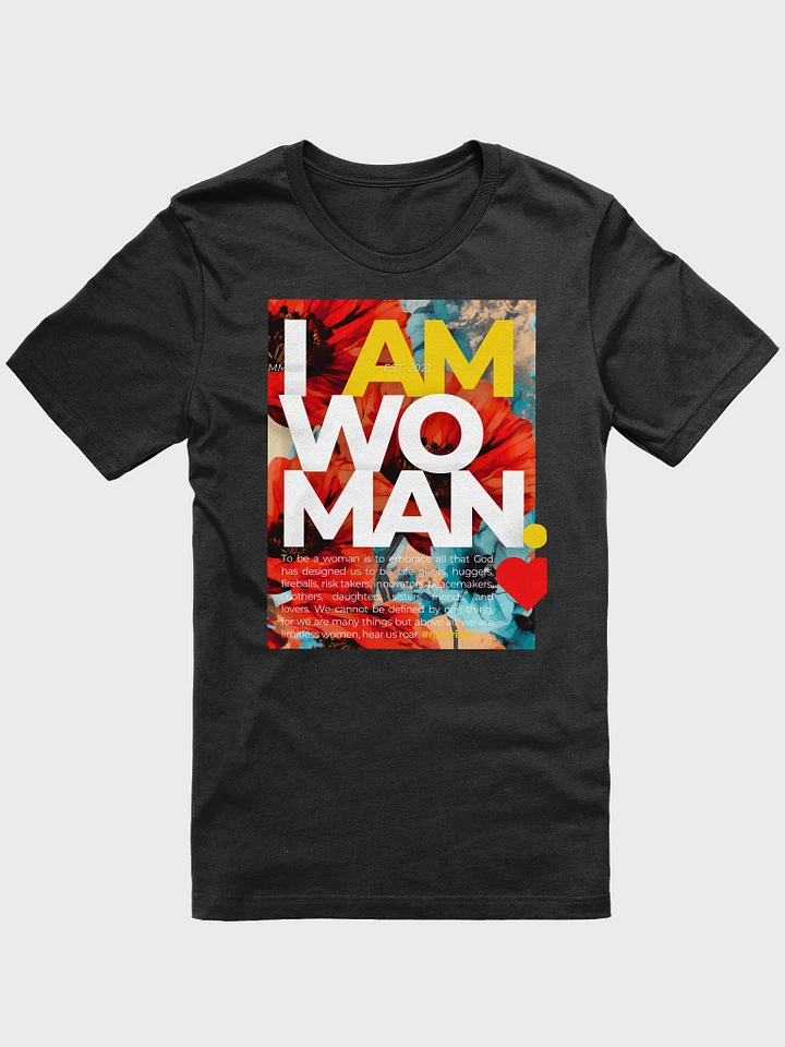 Black I AM Woman T-shirt product image (1)