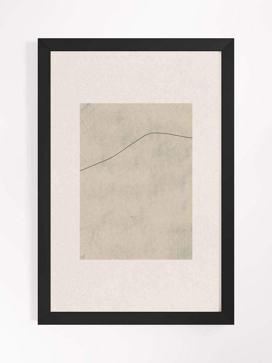 Minimalist Curved Line Art Print | Modern Abstract Wall Décor for Home & Office product image (3)