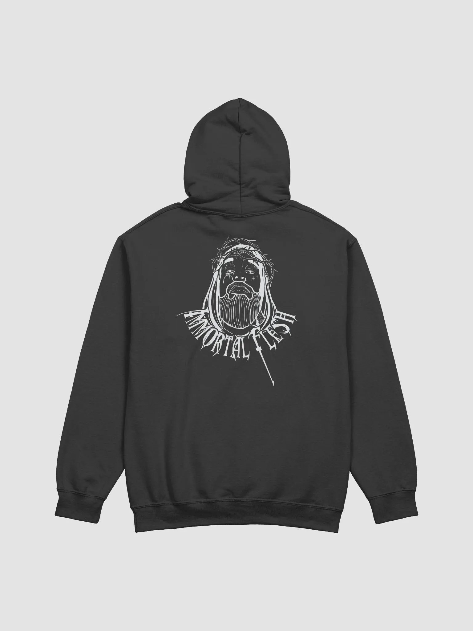 Immortal Flesh Pentagram Script Front and Back Print product image (7)
