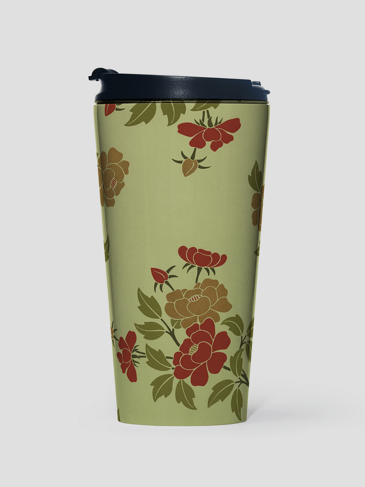 Japanese Floral. 15oz. Stainless Steel Mug product image (1)
