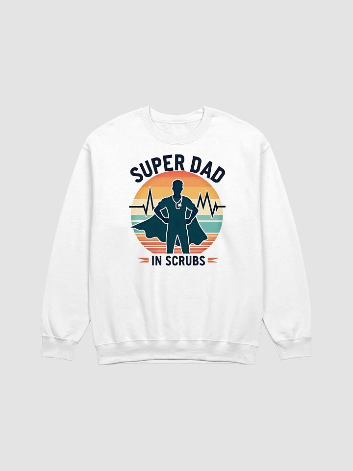 Super Dad in Scrubs Crewneck Sweatshirt product image (8)
