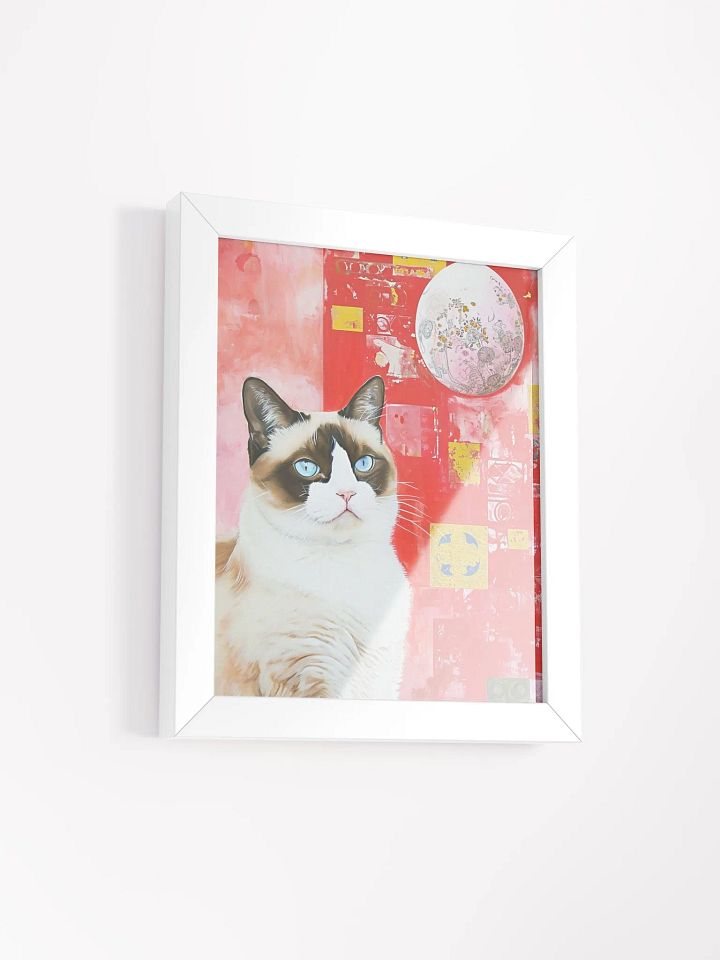 Mystical Siamese Cat Framed Matte Poster product image (2)