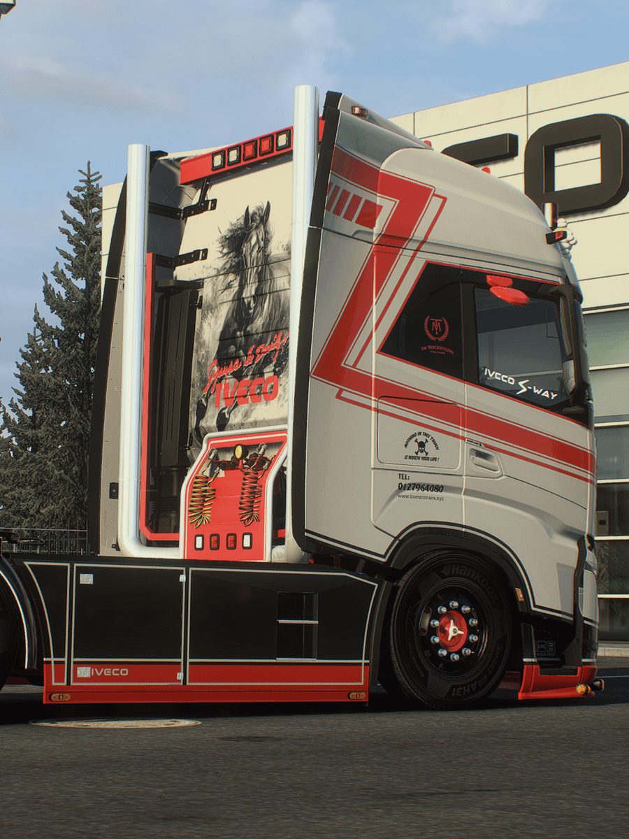 Iveco S Way Paintjob | Changeable Multi Color Skin | Compatible with Tuning Pack by MDT product image (10)