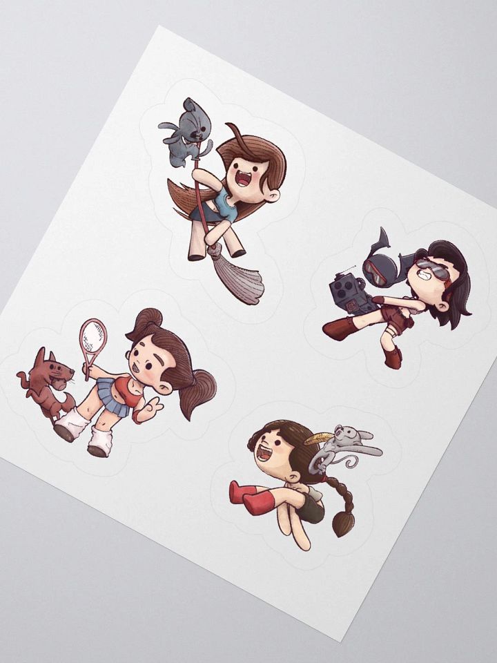 She & Her Pet | Kiss Cut Stickers product image (8)