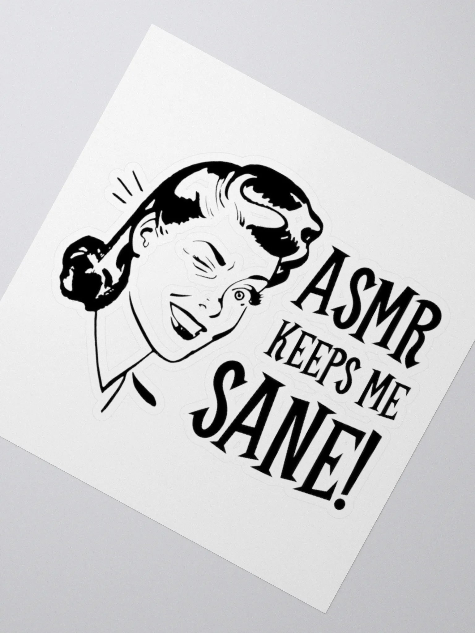 ASMR Keeps Me Sane / Sticker product image (2)