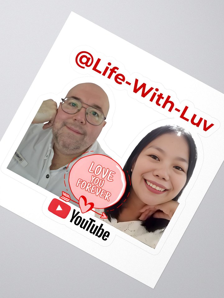 Life-With-Luv “Love You Forever” Couples Sticker – Official Channel Sticker product image (2)