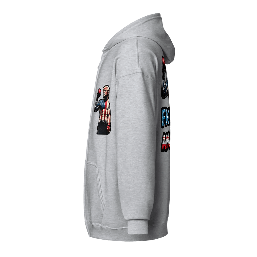 Zip Hoodie: Trump, Fighting for America product image (15)