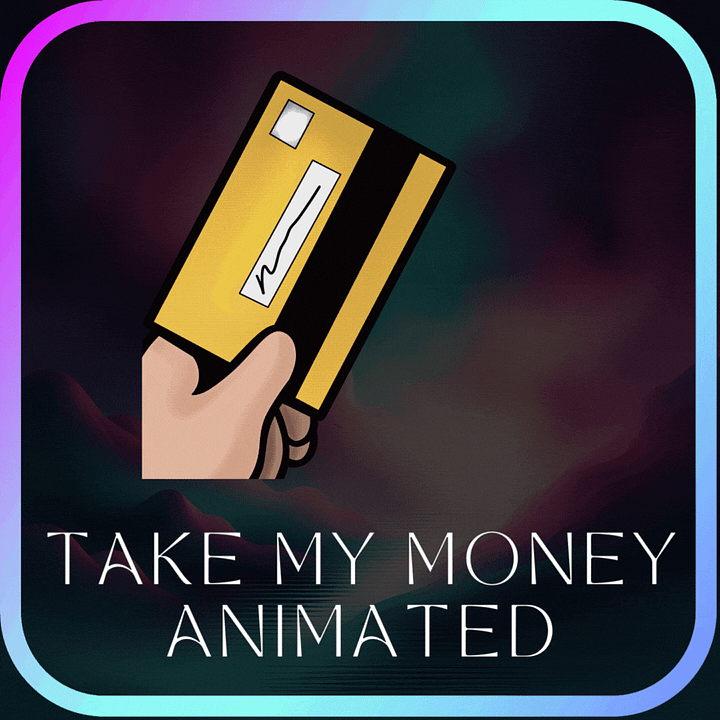 Take My Money Animated Emote product image (1)
