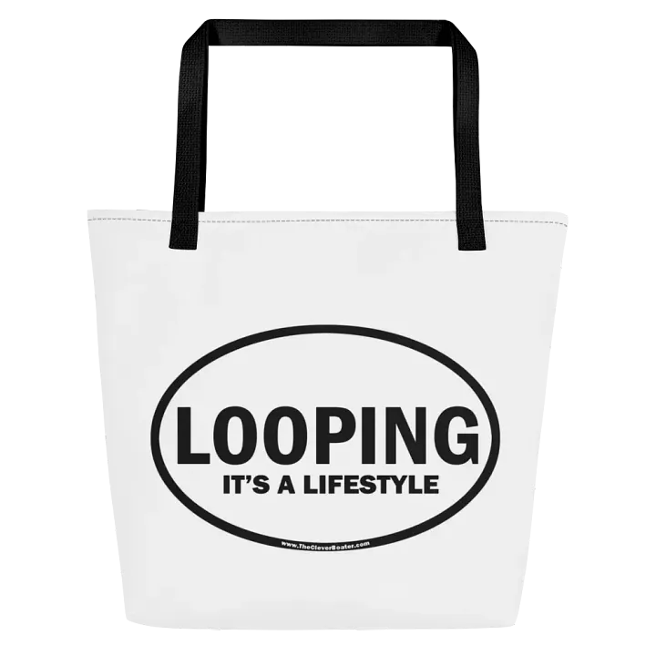 LOOPING - It's A Lifestyle - Canvas Tote product image (1)
