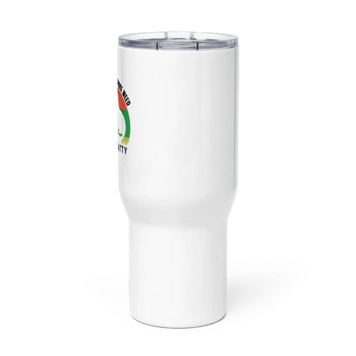 I Just Want to Smoke Weed with Catty - Travel Mug w/ Handle product image (3)