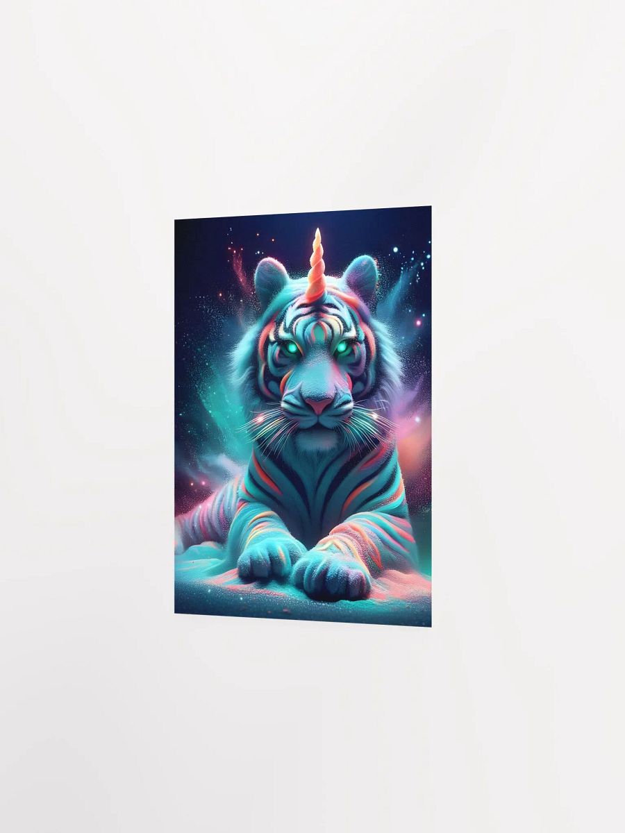 Mythical Tiger Unicorn Enhanced Matte Poster product image (7)