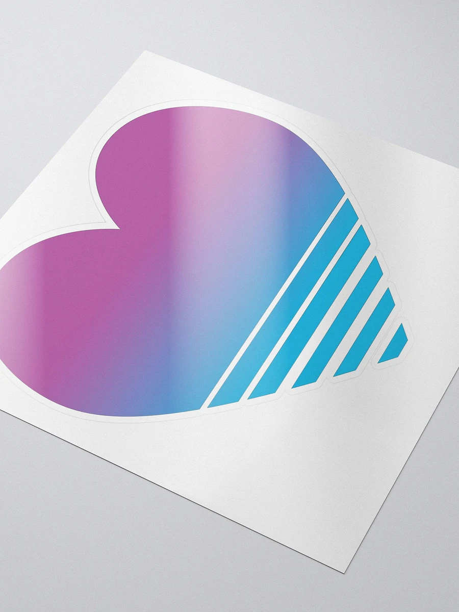 Vaporwave Heart Sticker product image (3)