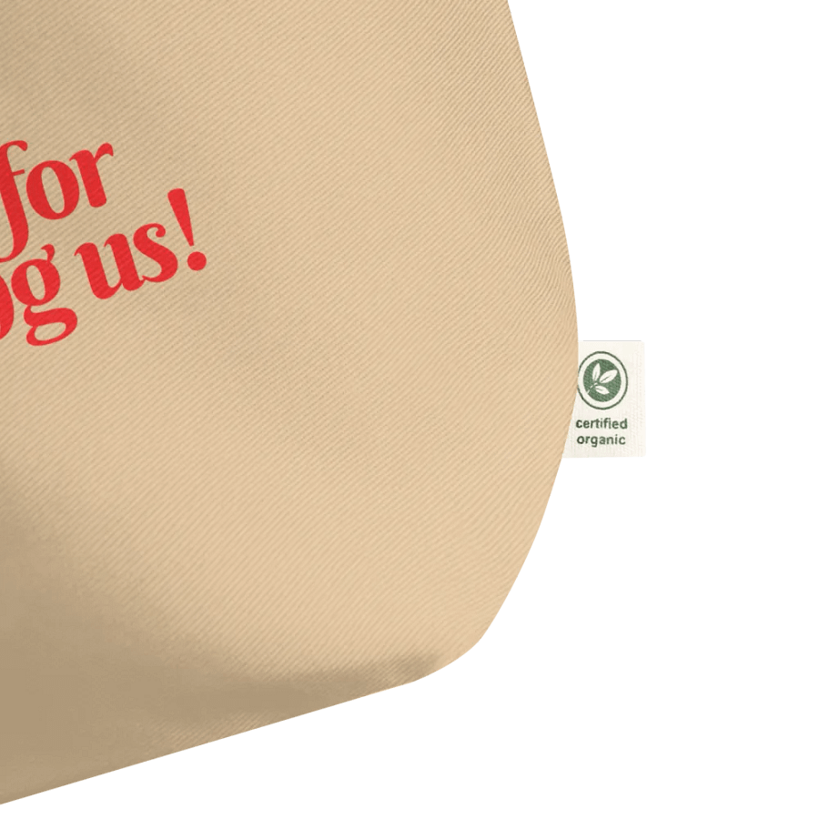 Thanks For Tolerating Us Cotton Tote in Classic Shopper product image (3)
