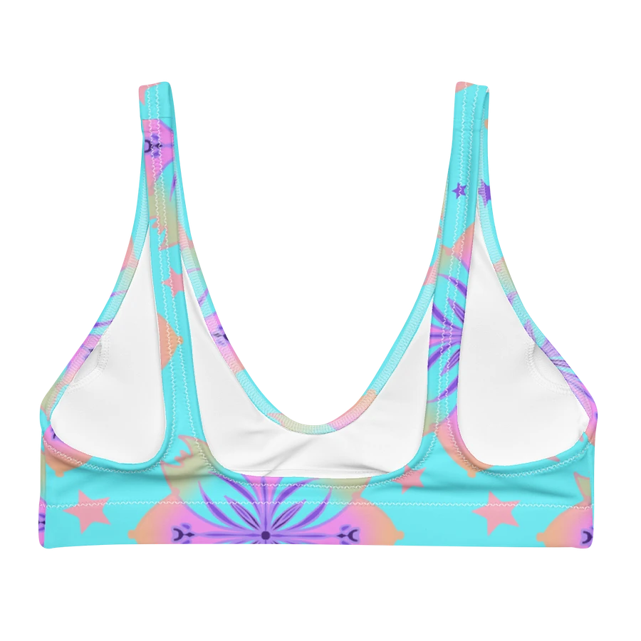 Pretty Pastel Bow Pattern Padded Bikini Top product image (4)