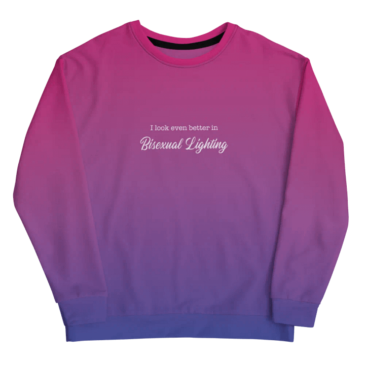 I Look Even Better In Bi Lighting • All-Over Print Sweater product image (1)