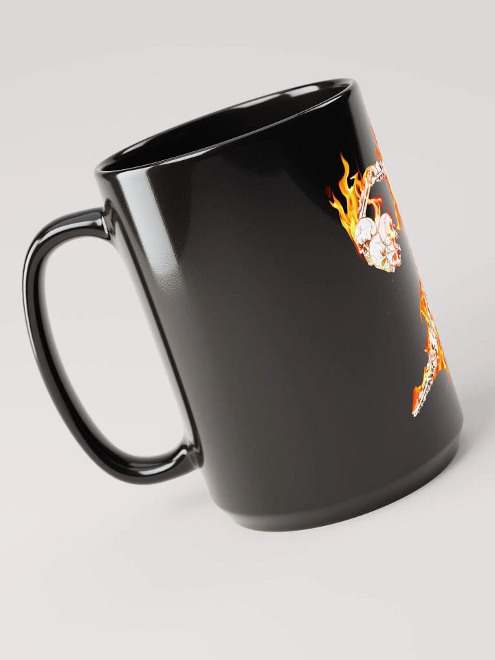 Flaming Bass Skull - 15 oz Mug product image (2)