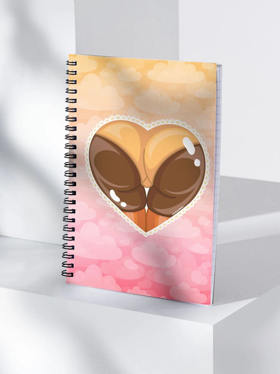 Orange Heart Booty Notebook product image (3)