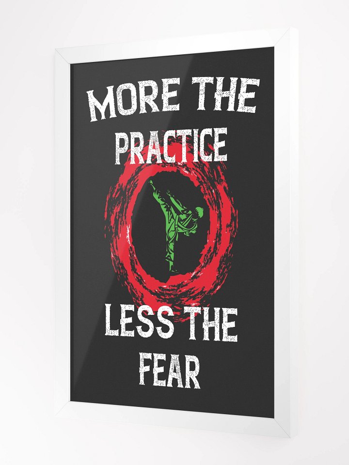 Fitness/Martial Arts Framed Poster - More the Practice product image (2)