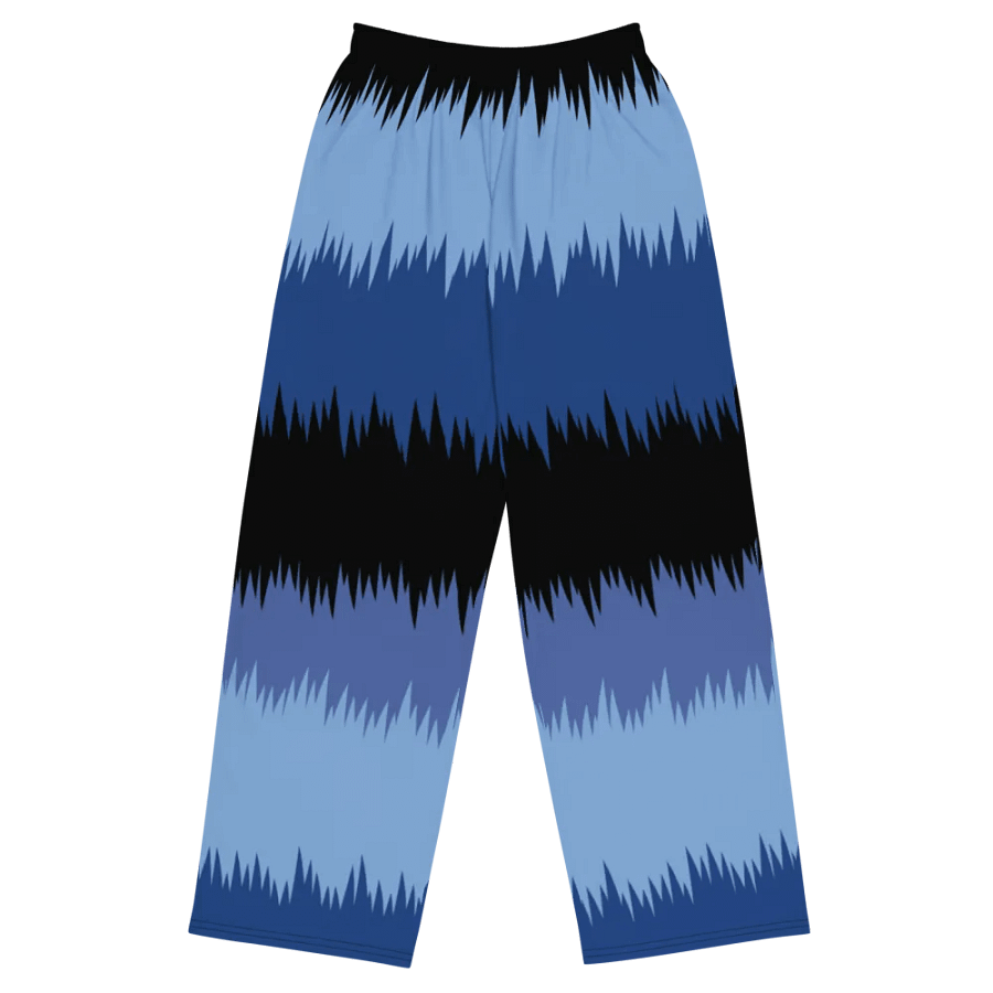 Spiky Blue Horizon Wide-Leg Pants product image (1)