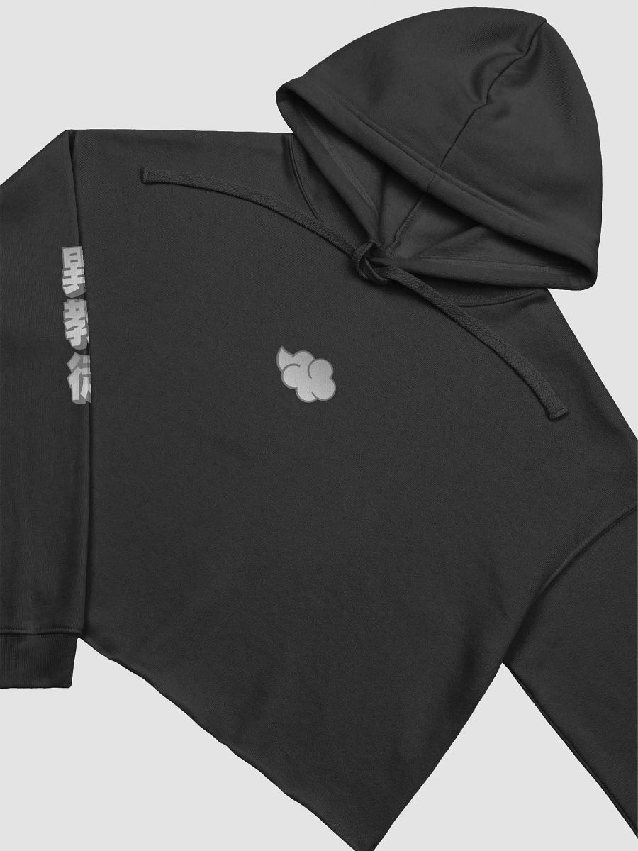 Nihon Heathens Crop Top Hoodie - Grey product image (3)