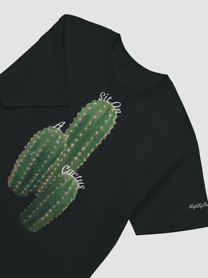 NightlyOwl Cactus Tshirt (Dark) product image (1)