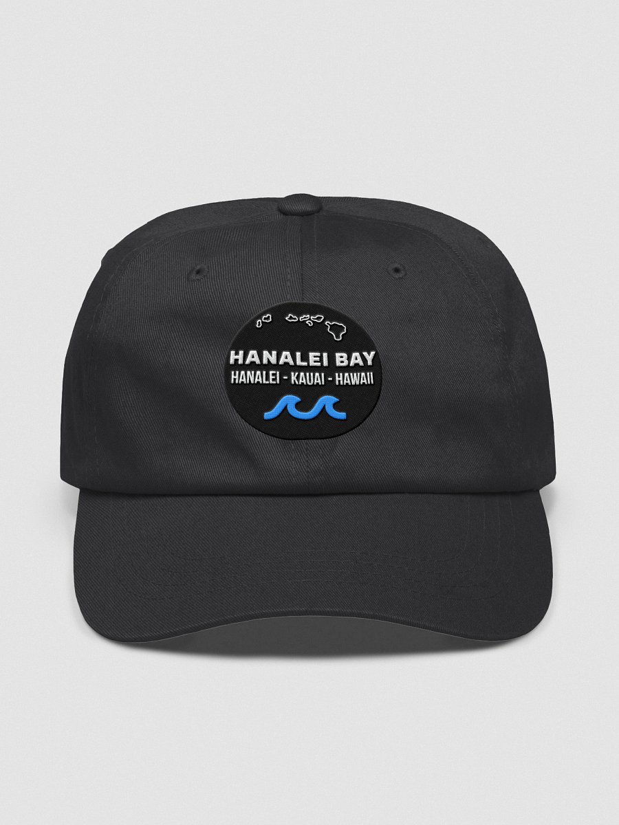 Hanalei Bay, Kauai Hawaii - White Logo - Classic Dad Hat product image (1)