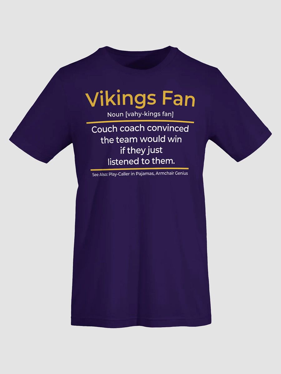Couch Coach - The Vikings Fan Collection - Unisex T-Shirt product image (3)
