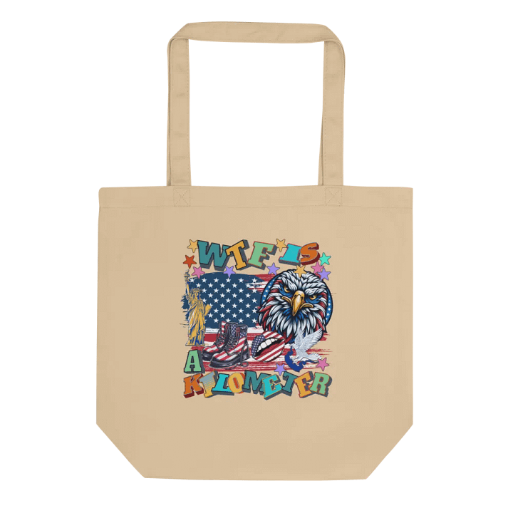 WTF Is A Kilometer Patriotic Tote: product image (1)