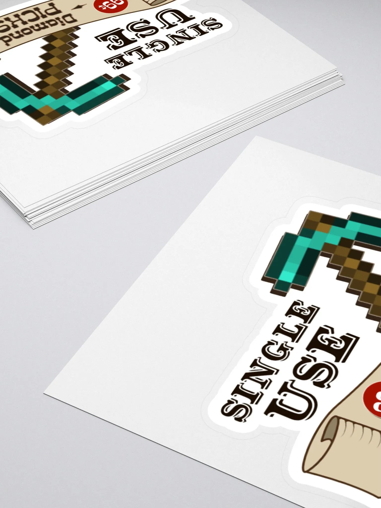 Single Use Pickaxes Sticker product image (11)