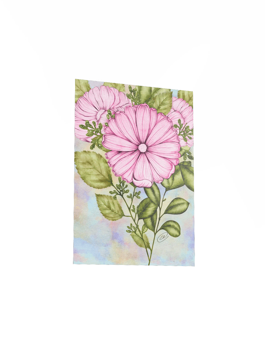 Pastel Petals Matte Poster product image (12)