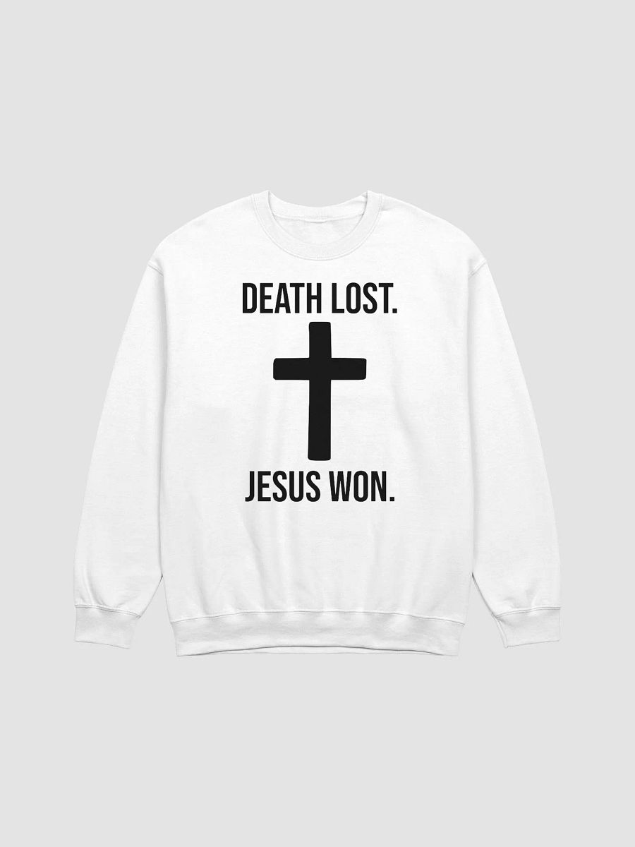 Death Lost, Jesus Won – Victory in Christ Sweatshirt product image (4)