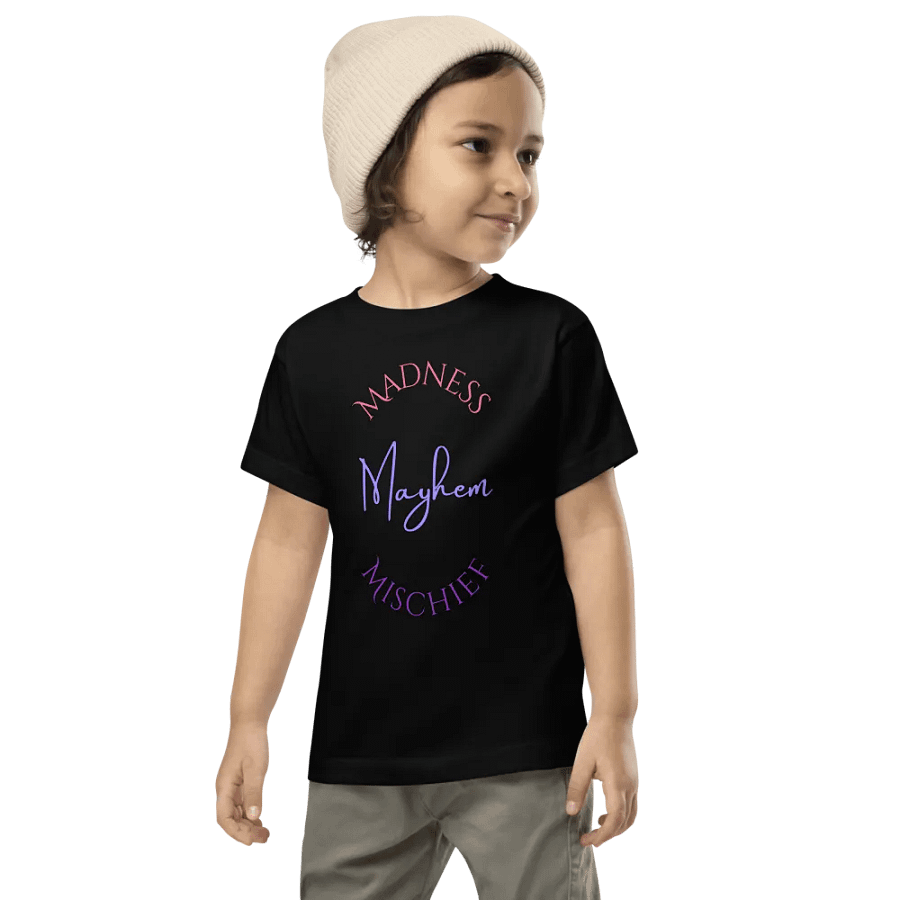 Madness/Mischief/Mayhem Toddler Tee product image (7)