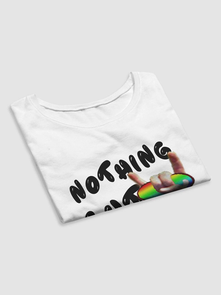 Nothing But Love - Pride Edition - Black Text - Women's Crop Tee product image (4)