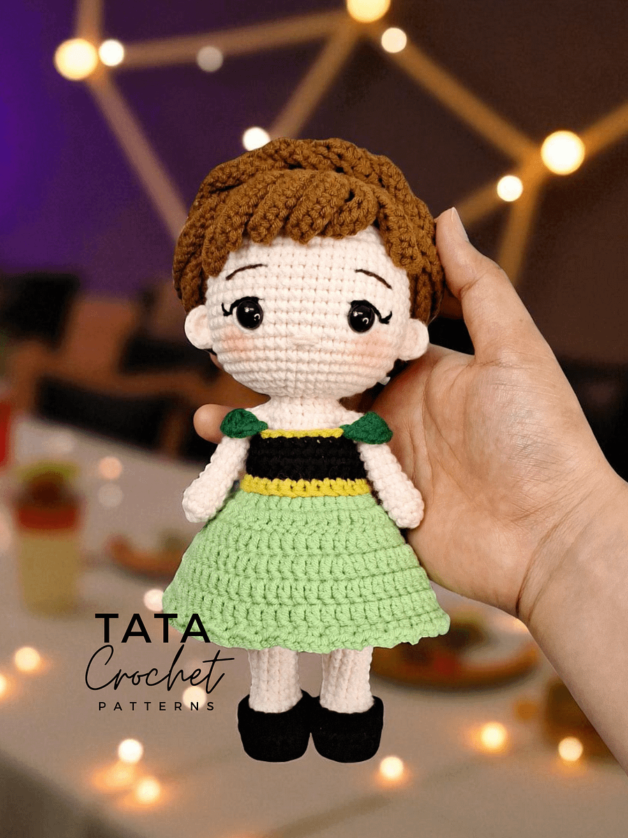 PDF -♡- Doll Dress Up & Transformation -♡- Anna Princess Amigurumi Crochet Pattern product image (6)