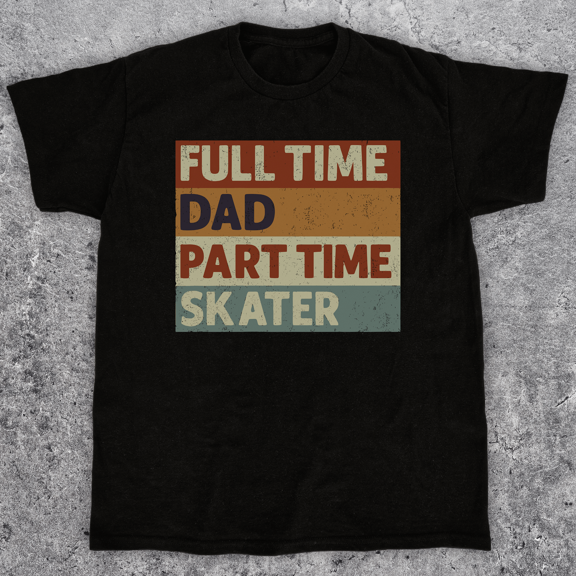 Full time dad, Skate t-shirt, Unisex product image (1)