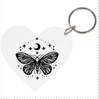 Moth (Style 4)  Key Chain! product image (1)
