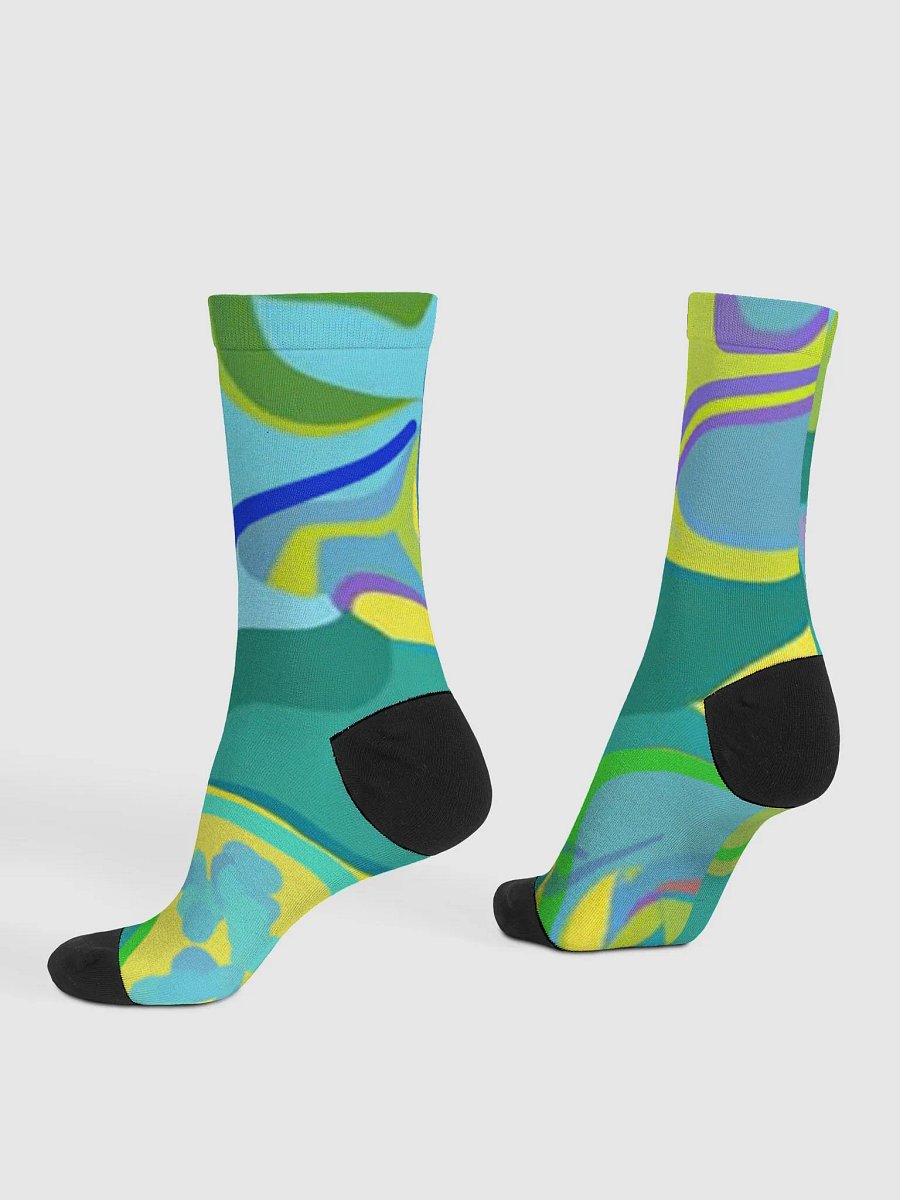 Eco-Friendly Swirls Crew Socks product image (4)