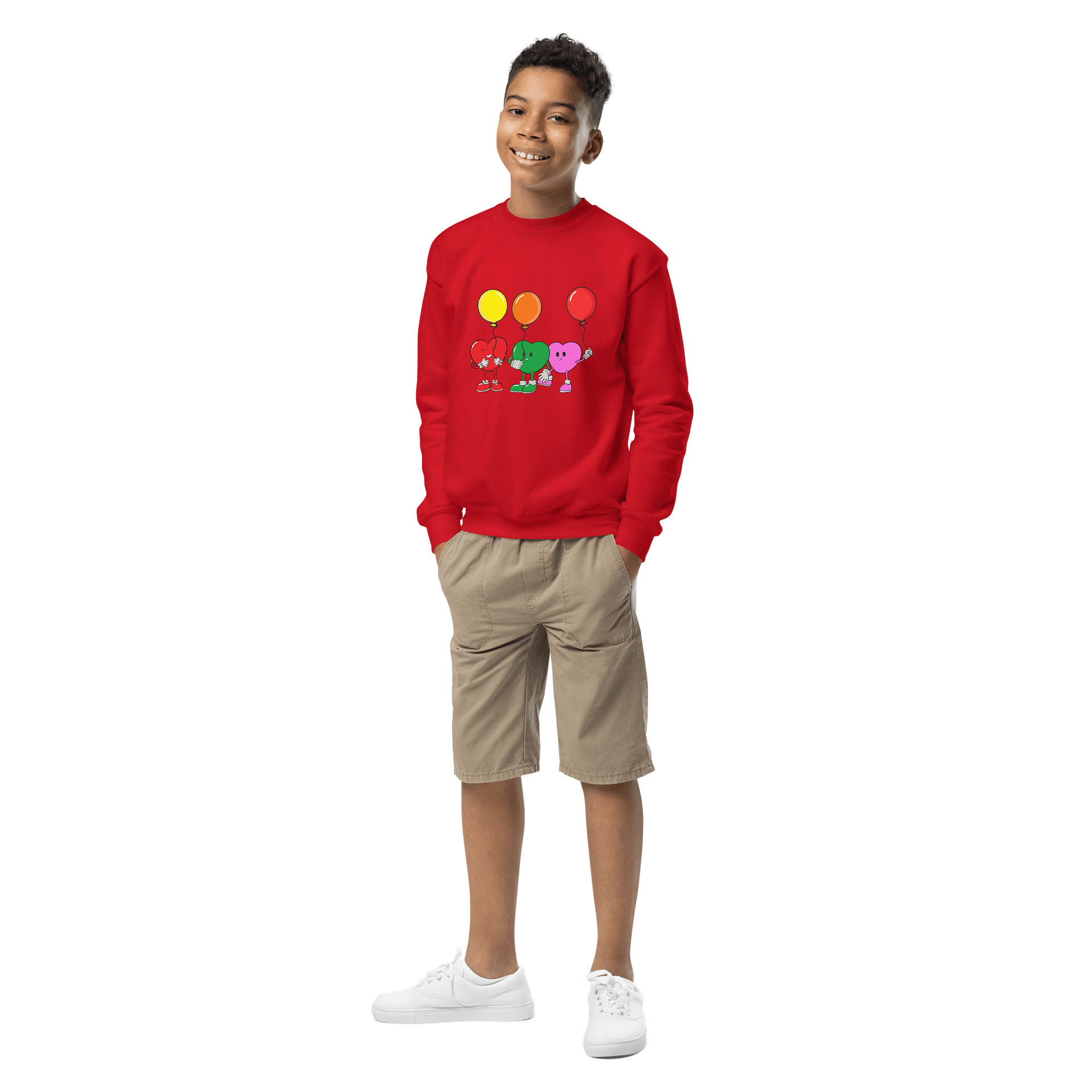 Heartfelt Balloon Trio Sweatshirt product image (5)