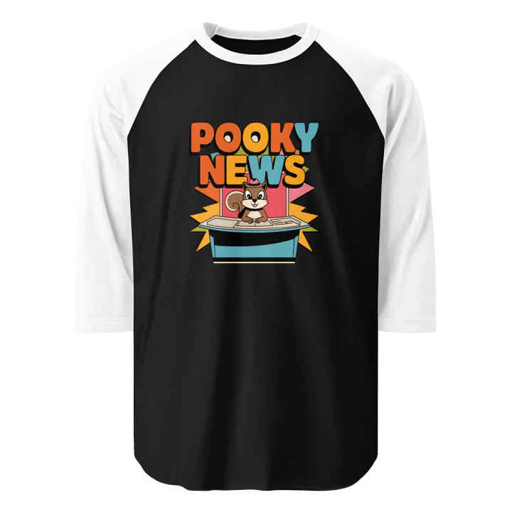 Pooky News ¾ Sleeve Tee product image (1)