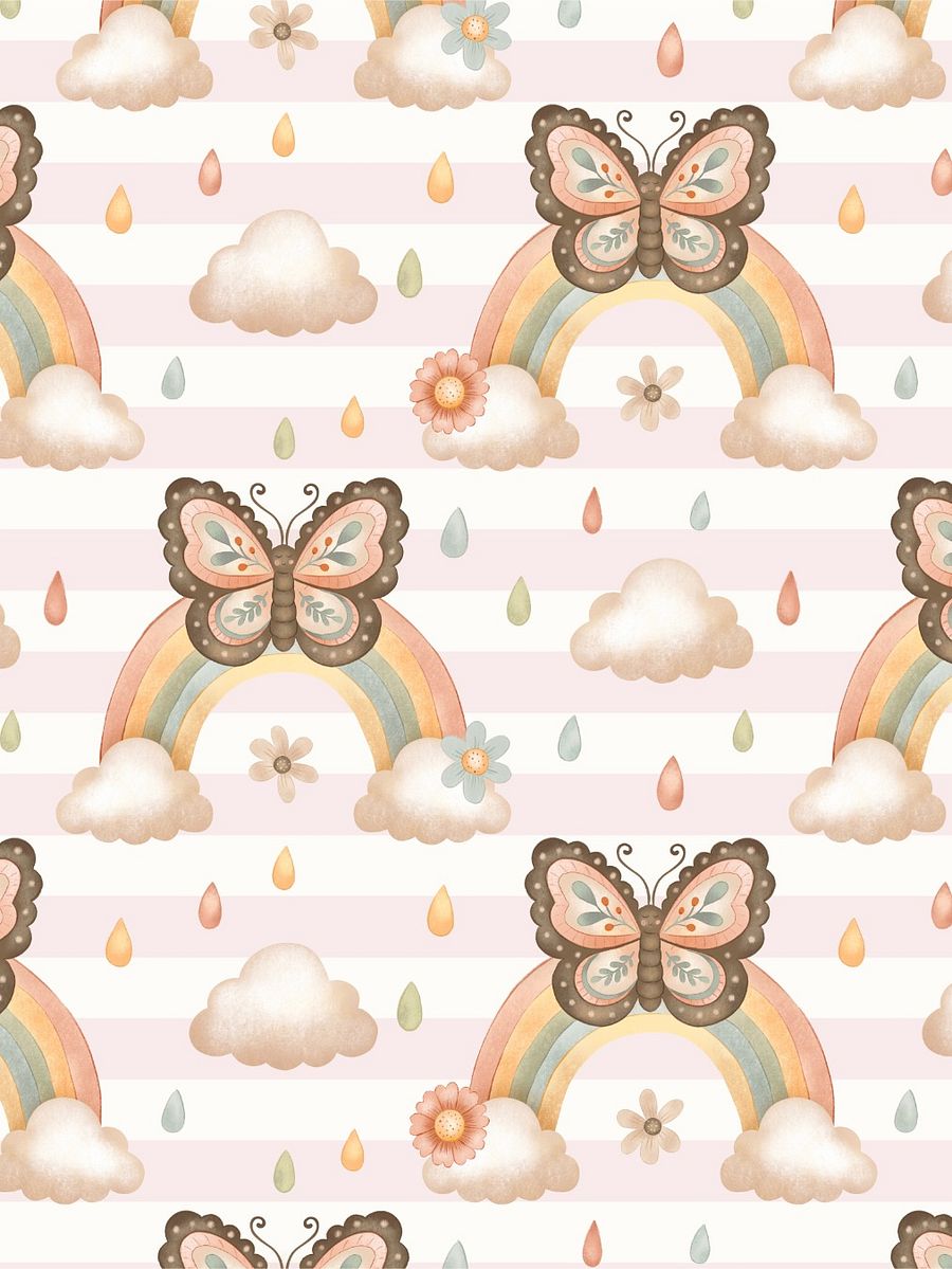 Butterfly with Rainbow - Non-Exclusive Pattern product image (5)