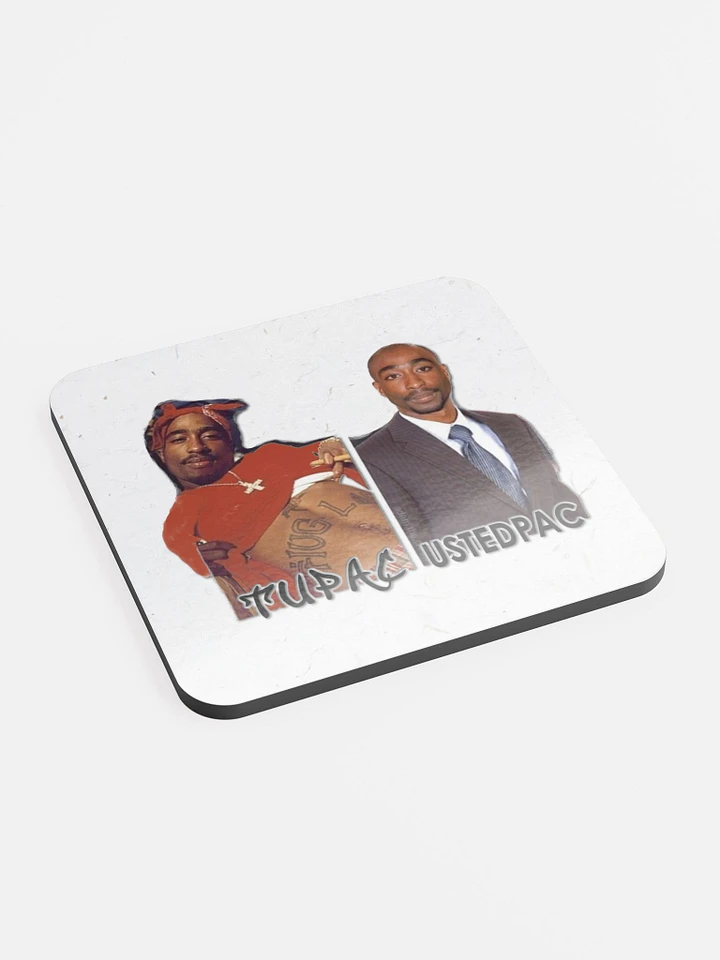 Tupac vs Ustedpac Beverage Coaster product image (1)