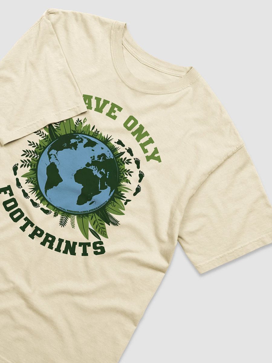 Leave Only Footprints, Care for Our Planet T-Shirt product image (3)