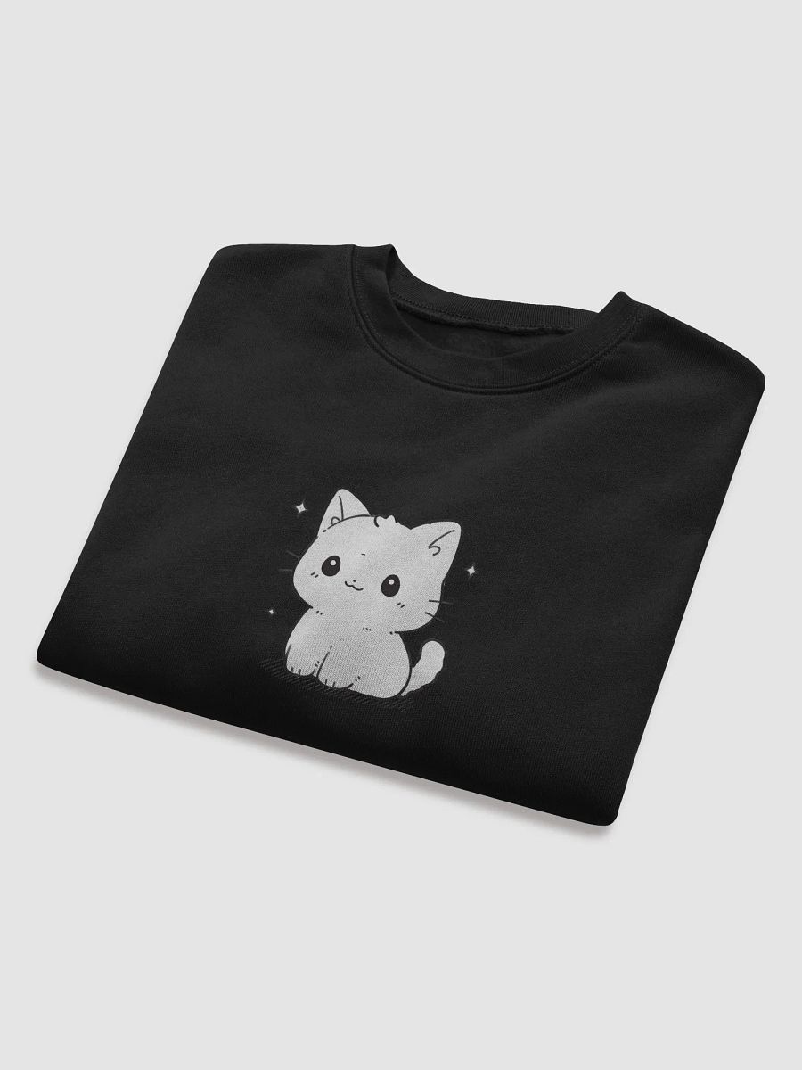 Charming Cat Cartoon Women's Crop Sweatshirt product image (40)