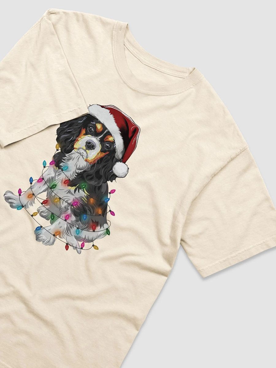 Funny Cavalier King Charles Spaniel(Tricolor) Christmas T-Shirt for Cavalier Spaniel Paw-rents product image (21)